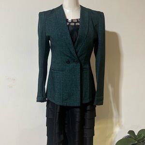 Angel Dark Green Women's Blazer